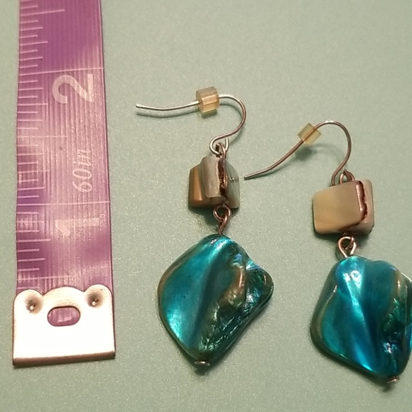 Blue earrings - Picture 2 of 2